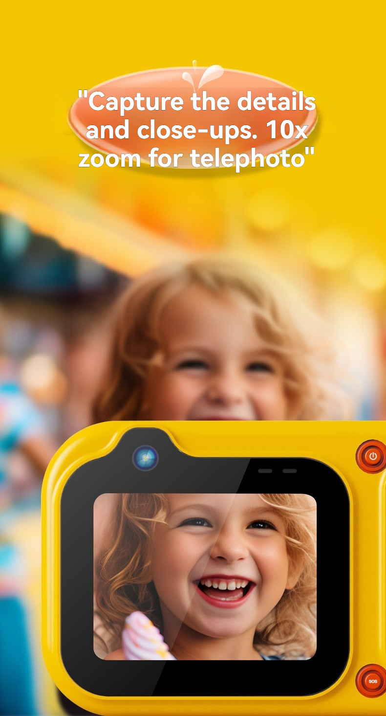 "D60 Waterproof Kids Camera – 3m Underwater Digital Camera for Children, Shockproof & Portable Mini Action Camera for Swimming, Snorkeling, Beach, Pool – Includes 32GB Memory Card, Fun Filters, Games (3.74 x 1.34 x 2.58 inches)"