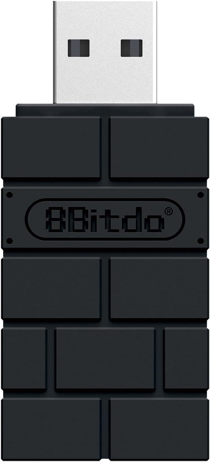 8Bitdo Wireless USB Adapter 2 for Switch, Switch OLED, Windows PC, Mac and Raspberry Pi, for PS5, PS4, Switch Pro Controller and More (Nintendo Switch//)