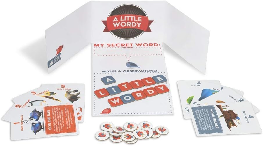 Exploding Kittens A Little Wordy - Family-Friendly Party Games - Card Games for Adults, Teens and early-stage, Multicoloured (Word-CORE-1)