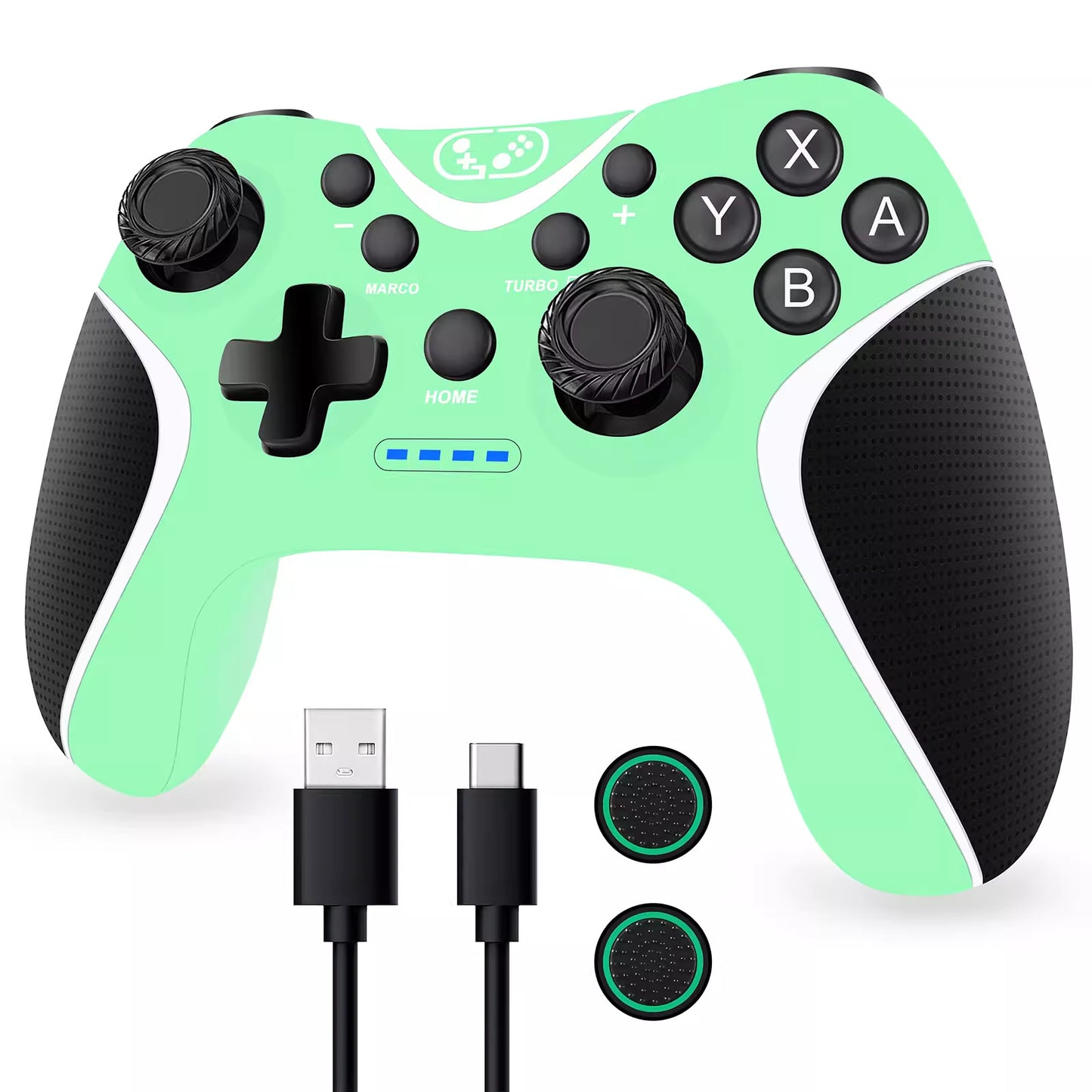 Switch Pro Wireless Controller with Programmable Back Buttons | Bluetooth Gamepad for Nintendo Switch/PC | Turbo/Motion Controls | HD Vibration | 5.7" x 4.7" x 2.4" (14.5x12x6cm)