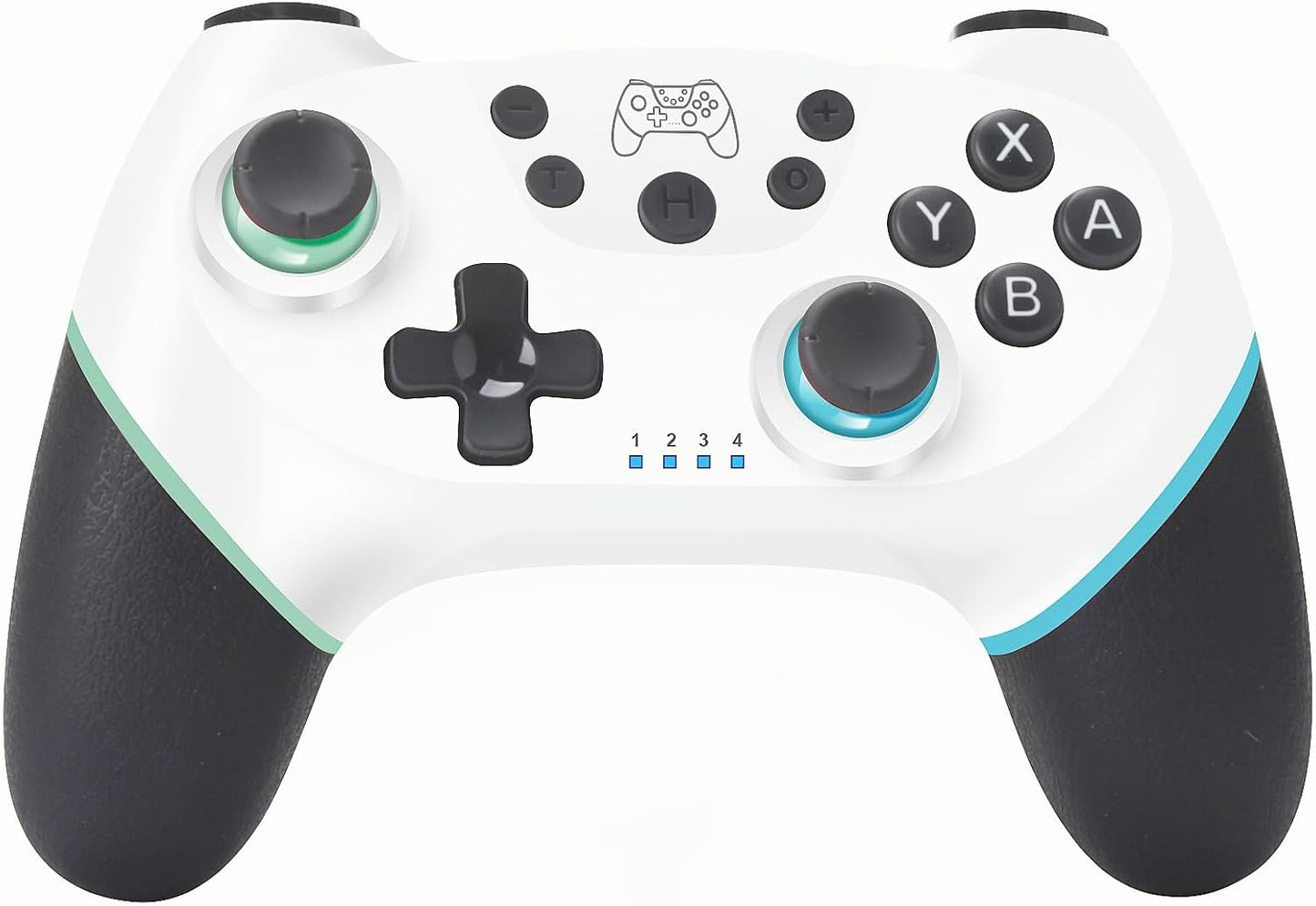 Zakgbxbig Wireless Pro Controller for Switch Lite, Controller for Switch Remote Gamepad Joystick, Turbo and Dual Vibration (White)