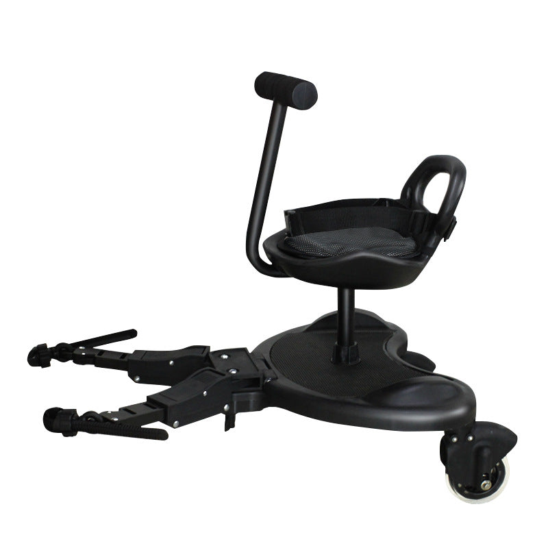 Baby360 ROVER+ 2-in-1 Stroller Board with Detachable Seat – Universal Ride-On Buggy Board for Toddlers (Up to 25kg)