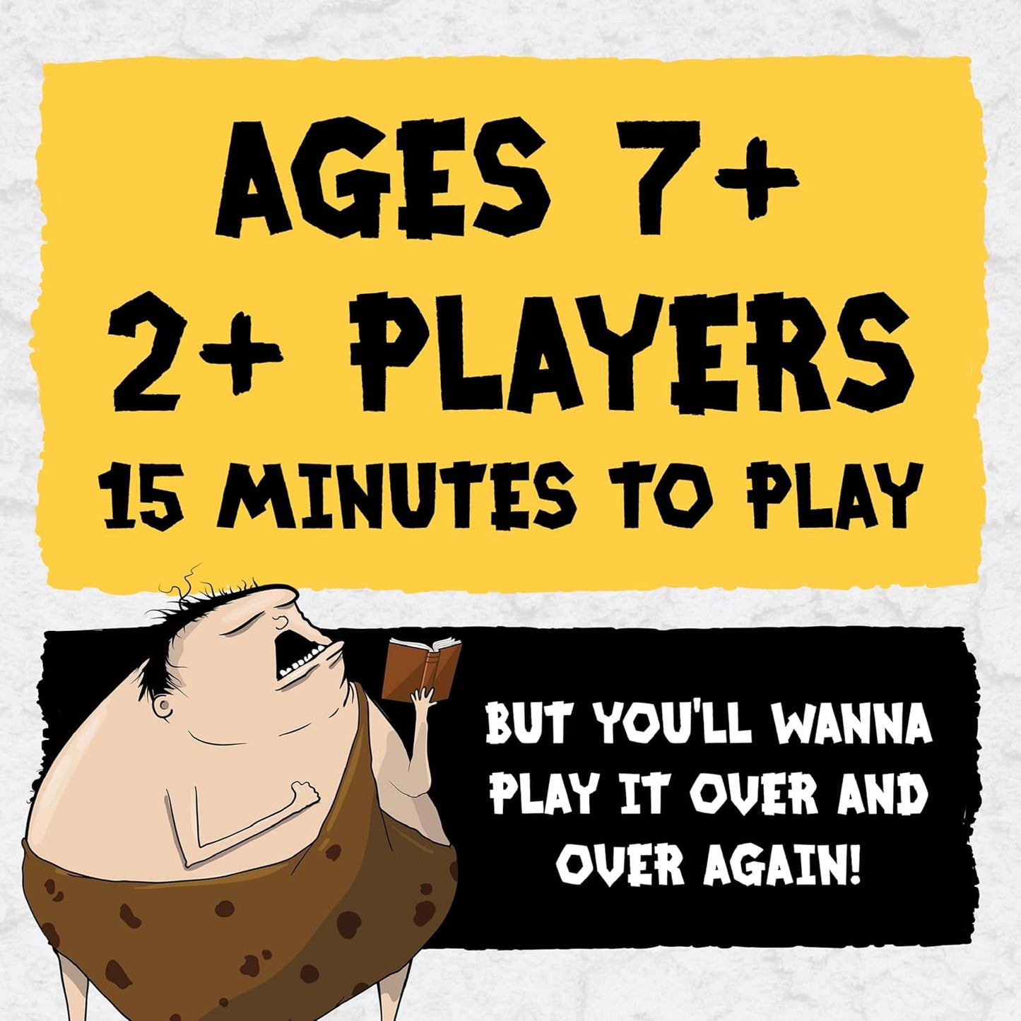 Exploding Kittens LLC Exploding Kittens Poetry for Neanderthals by Exploding Kittens - Card Games for Adults Teens & early-stage - Fun Family Games