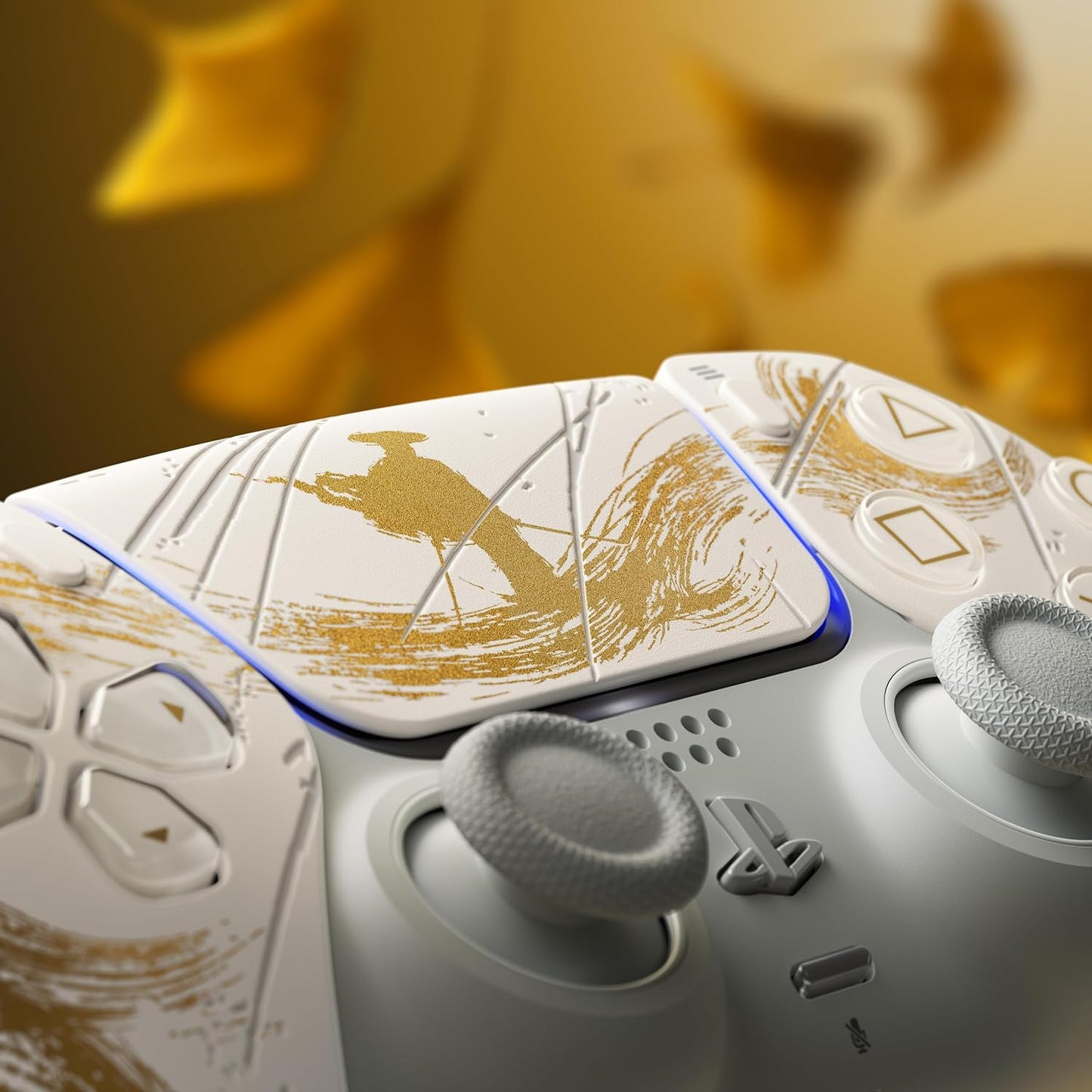 DualSense Wireless Controller – Ghost of Yōtei Gold Limited Edition