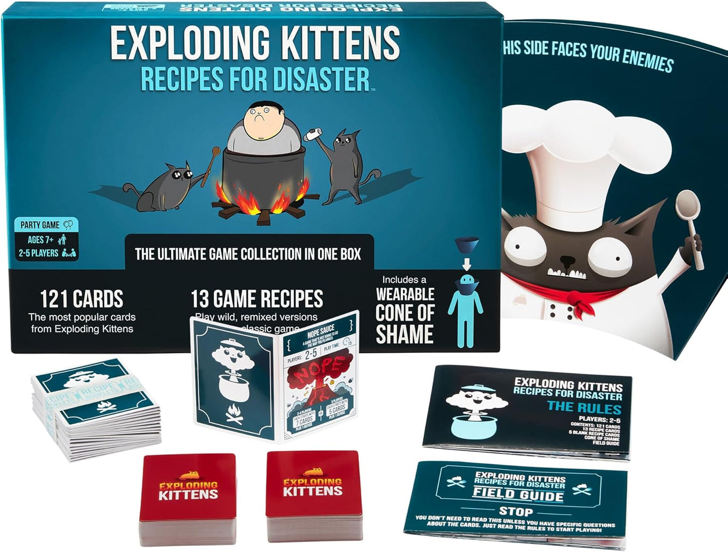Exploding Kittens LLC - A Russian Roulette Card Game, Easy Family-Friendly Party Games - Card Games for Adults, Teens & early-stage - 2-5 Players