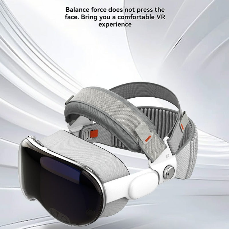Apple Vision Pro Headband – Adjustable Weight-Reducing Head Strap for Comfort & Balanced Support