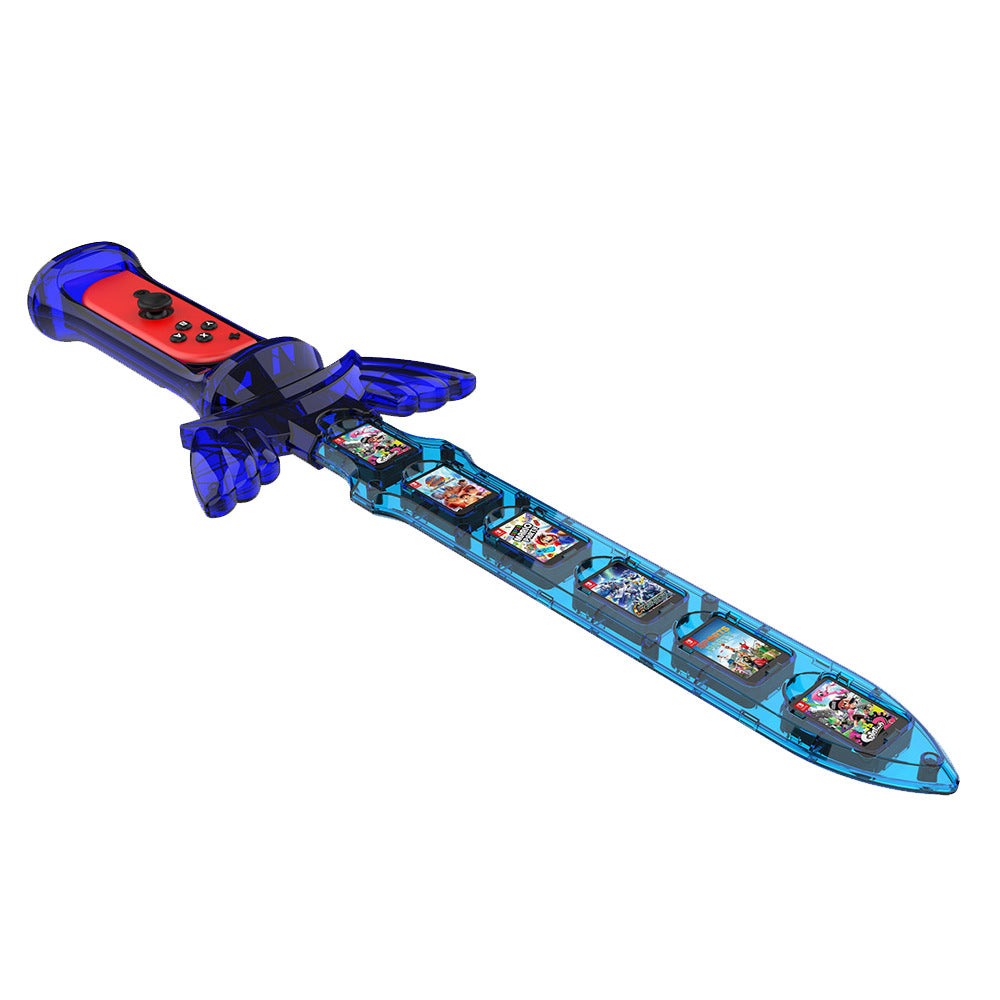 "Nintendo Switch OLED Zelda Skyward Sword HD Right Joy-Con Controller - Limited Edition Sword Design with Game Card Slot | Official Collectible (Red/Blue/Brown) | 5.5×13×2in | 8.5oz ABS Build"