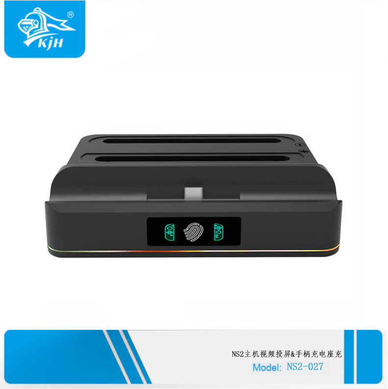 Universal Charging Dock for Nintendo Switch OLED/Switch/Switch 2 & Pro Controller, Dual Charging Station with LED Indicator