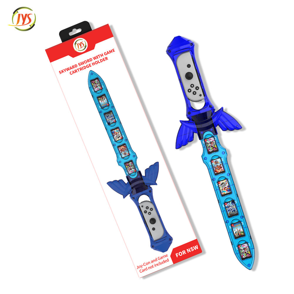 "Nintendo Switch OLED Zelda Skyward Sword HD Right Joy-Con Controller - Limited Edition Sword Design with Game Card Slot | Official Collectible (Red/Blue/Brown) | 5.5×13×2in | 8.5oz ABS Build"