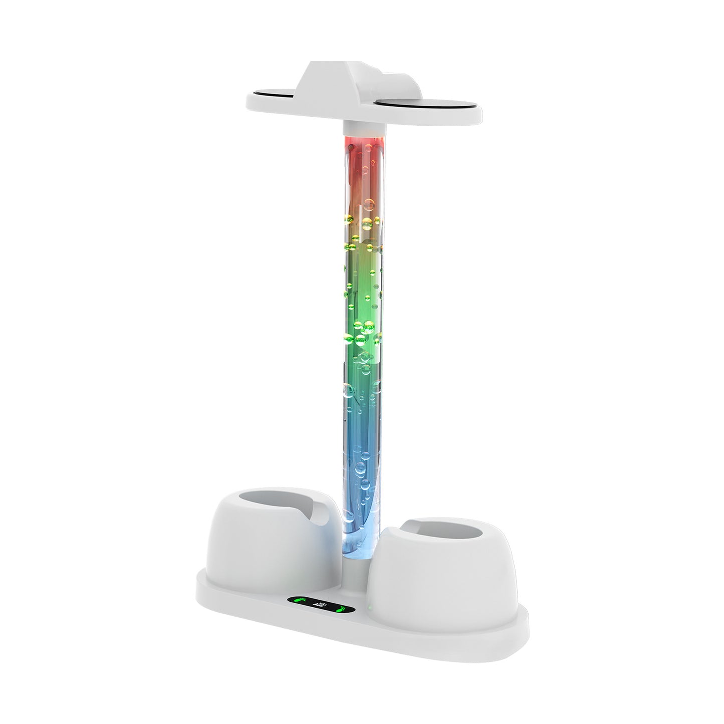 Oculus Quest 3 Controller Charging Dock with RGB Lights – Headset Stand & Charging Station for Meta Quest 3