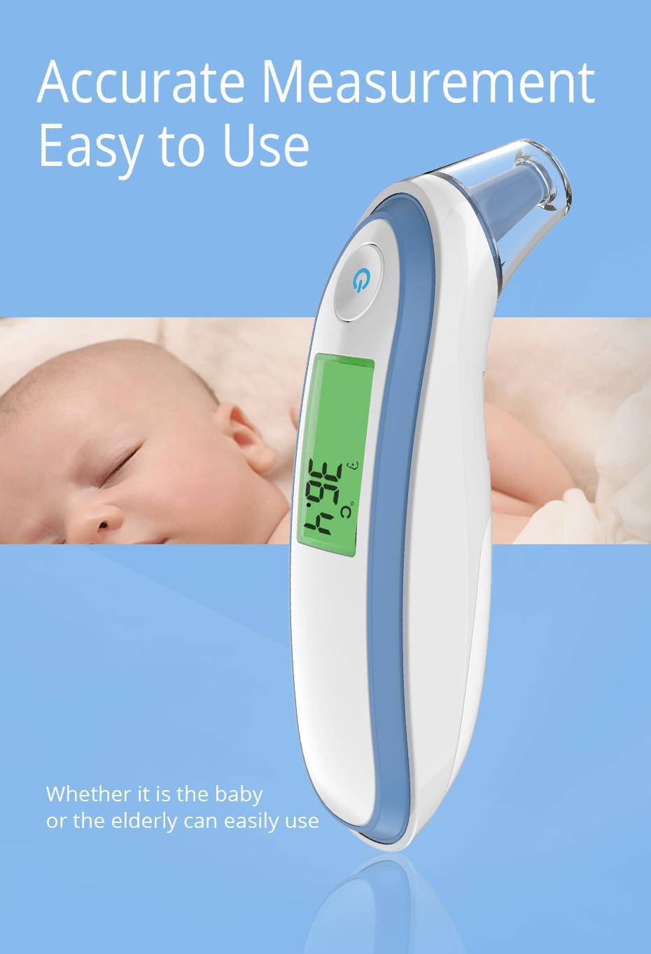 FDA Electronic thermometer for home use; infrared forehead and ear thermometer for babies and children; handheld