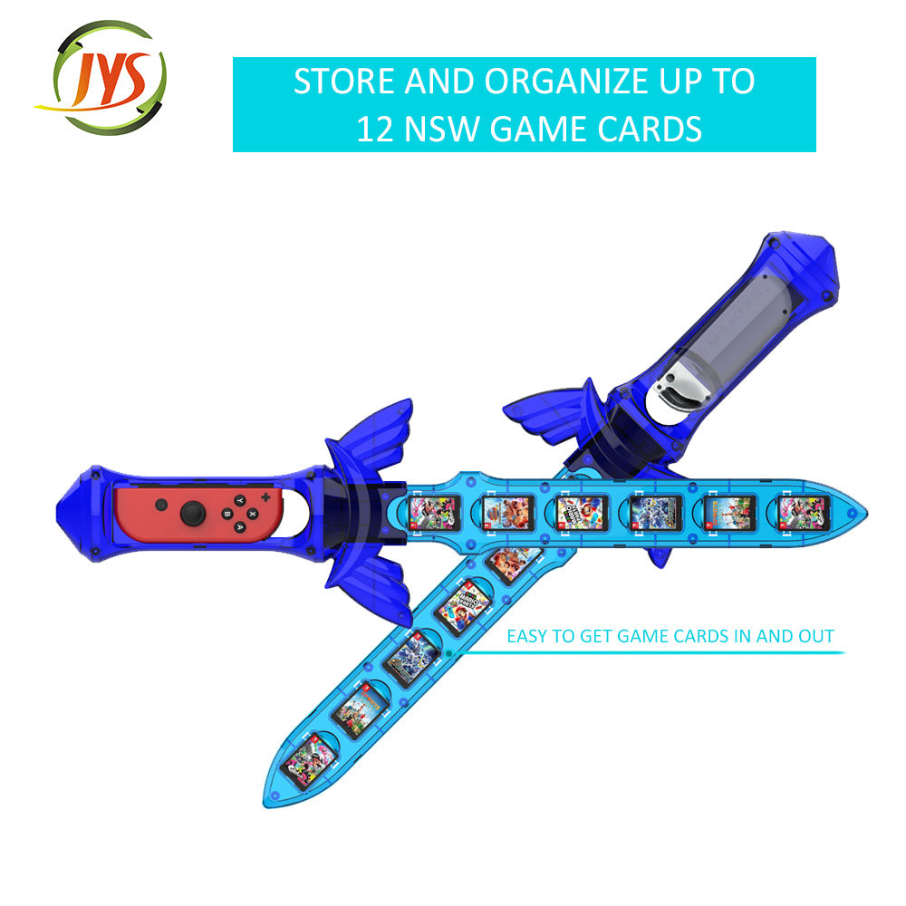 "Nintendo Switch OLED Zelda Skyward Sword HD Right Joy-Con Controller - Limited Edition Sword Design with Game Card Slot | Official Collectible (Red/Blue/Brown) | 5.5×13×2in | 8.5oz ABS Build"