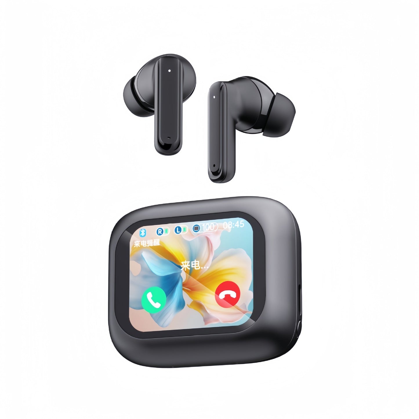 Wireless Earbuds with IPX4 Waterproof | 8H Playtime & Digital Display Charging Case | Bluetooth 5.3 Stereo Sound | Voice Control & 15m Range | In-Ear Earphones for Sports/Running