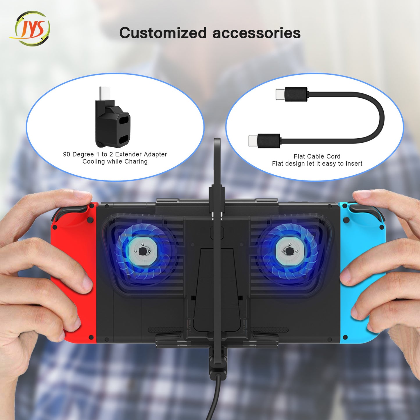 (Headline) π¨ Stop Overheating, Start Dominating! The Ultimate 6-LED Cooling Dock for Steam Deck & Switch OLED