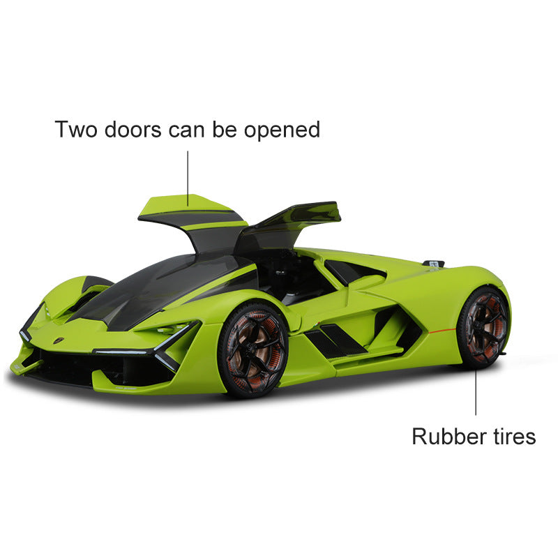 Lamborghini Reventón 1:24 Scale Die-Cast Alloy Supercar Model - Premium Collectible Metal Car Replica with Display Stand, Perfect Gift for Boys & Car Enthusiasts