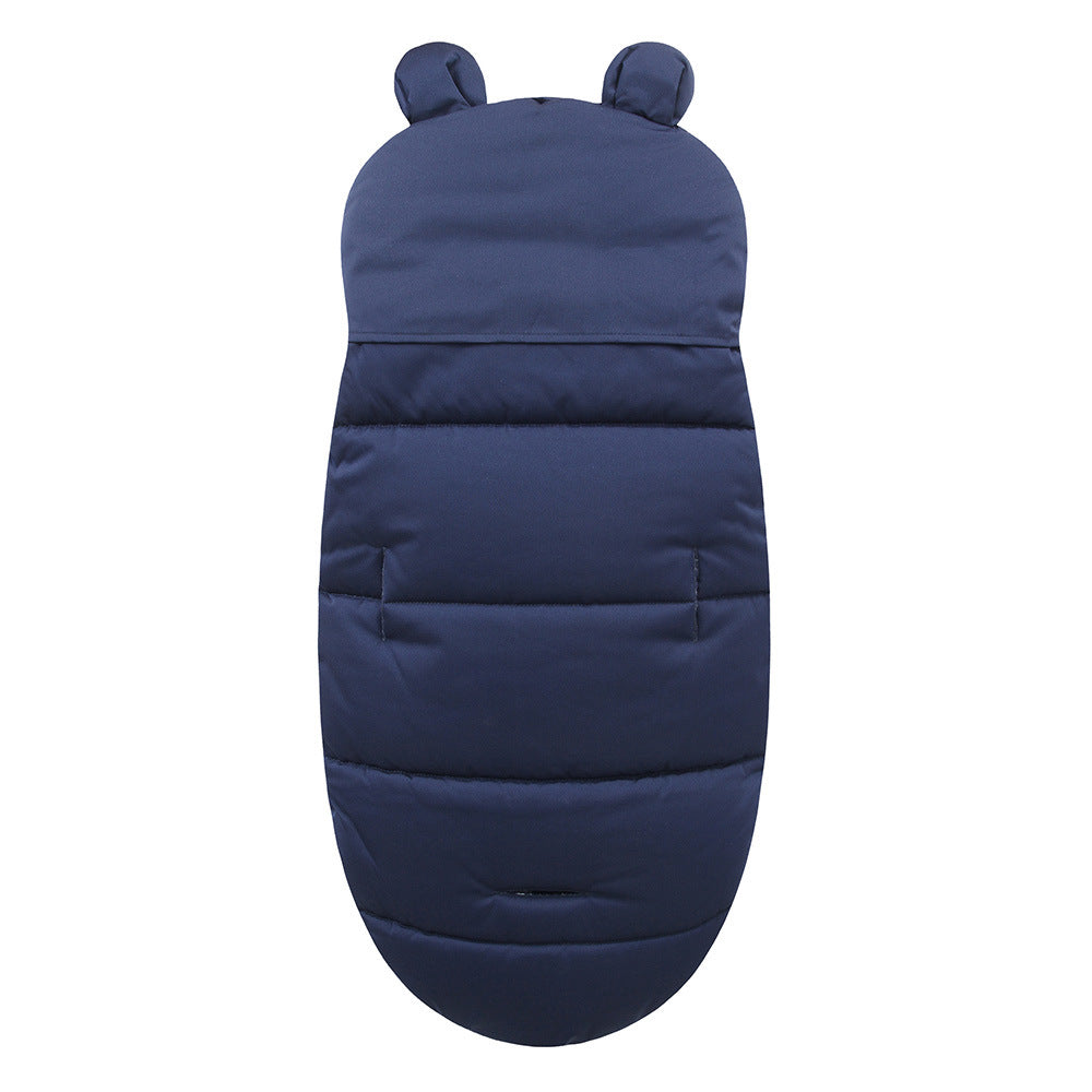 Baby sleeping bag; baby stroller; autumn and winter anti-kick blanket; safe care for newborn sleep; thickened warmth and cold prevention