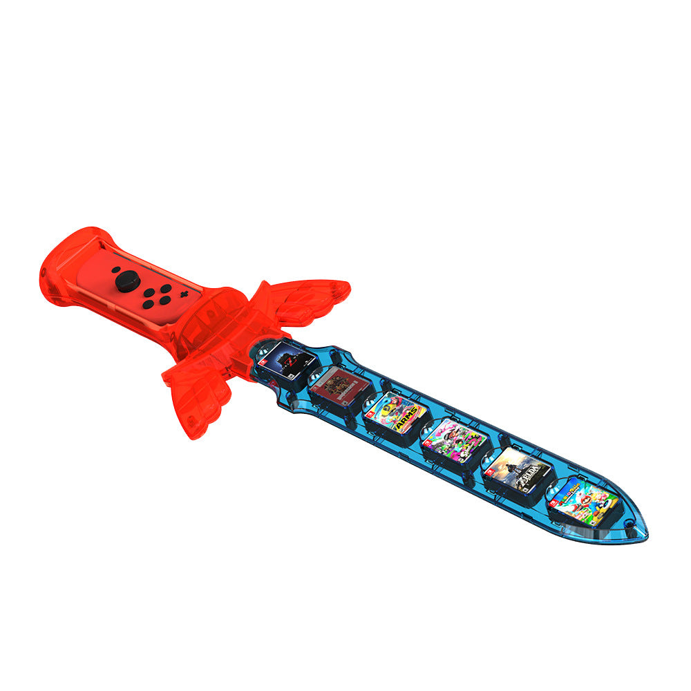 "Nintendo Switch OLED Zelda Skyward Sword HD Right Joy-Con Controller - Limited Edition Sword Design with Game Card Slot | Official Collectible (Red/Blue/Brown) | 5.5×13×2in | 8.5oz ABS Build"
