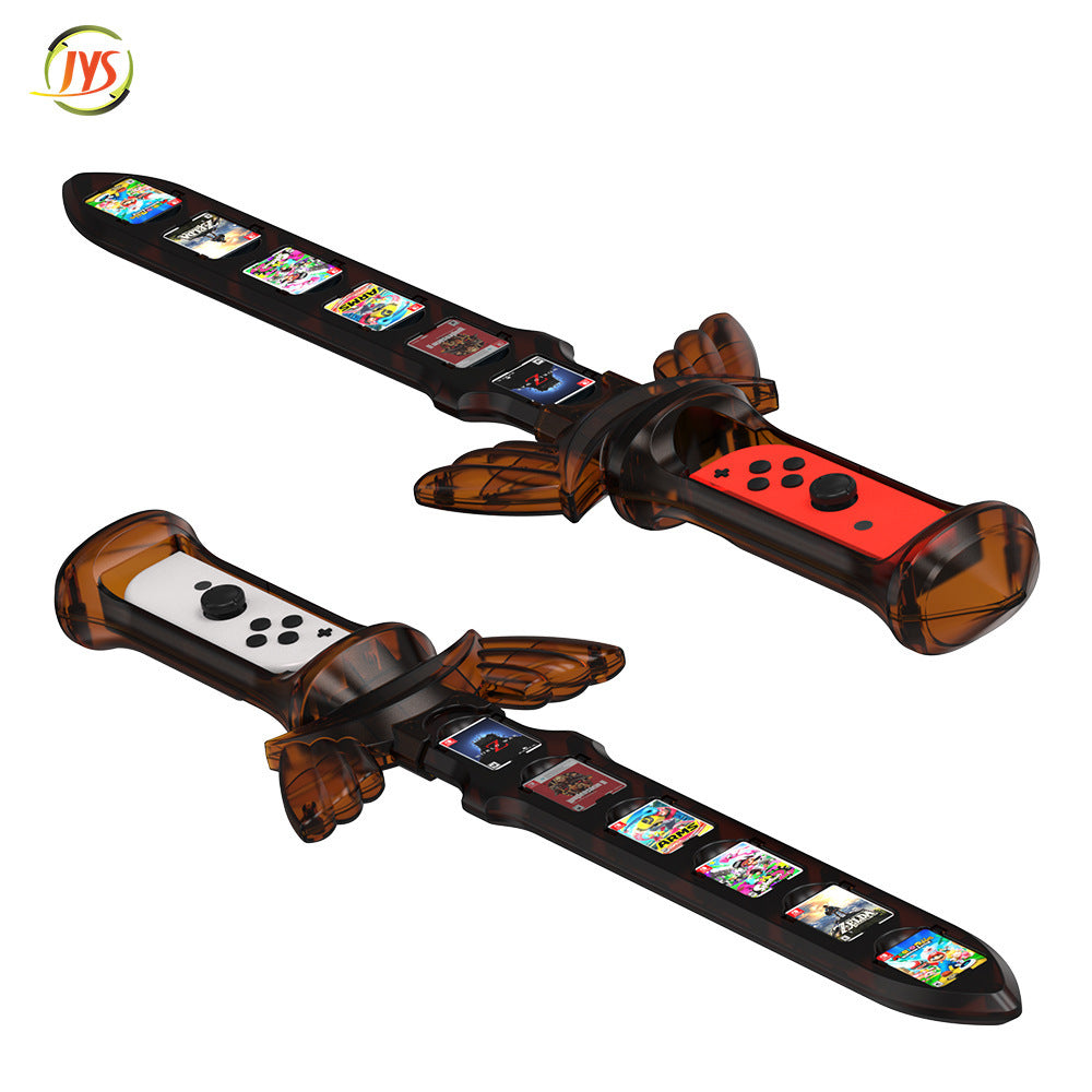 "Nintendo Switch OLED Zelda Skyward Sword HD Right Joy-Con Controller - Limited Edition Sword Design with Game Card Slot | Official Collectible (Red/Blue/Brown) | 5.5×13×2in | 8.5oz ABS Build"