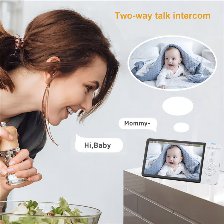 Baby360 5-Inch 1080P HD Baby Monitor with Two-Way Audio, Night Vision & Smart Alerts