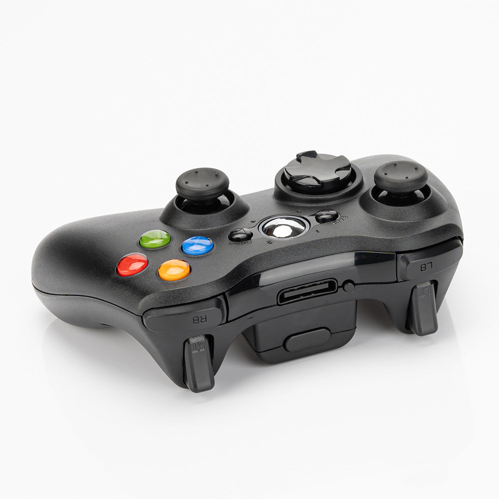 Xbox 360 Wireless Controller | Dual Vibration Motors | Compatible with Xbox 360 Console & PC Windows | Ergonomic Gamepad with Precision Controls (Black)
