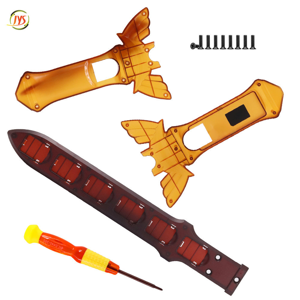 "Nintendo Switch OLED Zelda Skyward Sword HD Right Joy-Con Controller - Limited Edition Sword Design with Game Card Slot | Official Collectible (Red/Blue/Brown) | 5.5×13×2in | 8.5oz ABS Build"