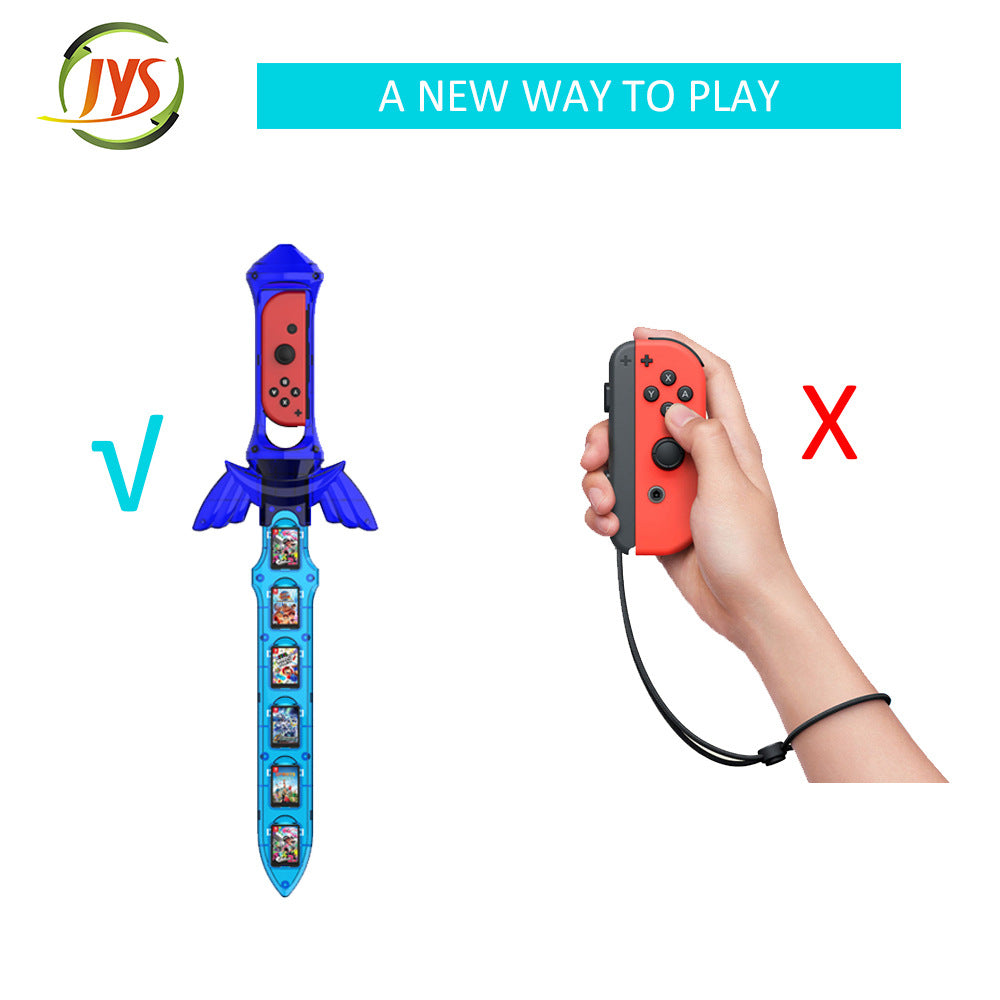"Nintendo Switch OLED Zelda Skyward Sword HD Right Joy-Con Controller - Limited Edition Sword Design with Game Card Slot | Official Collectible (Red/Blue/Brown) | 5.5×13×2in | 8.5oz ABS Build"