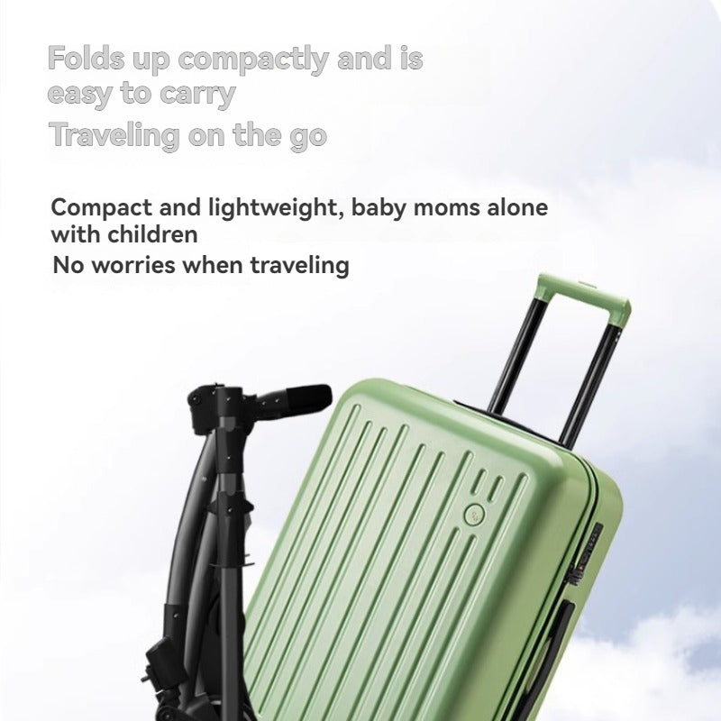 Baby360 FLOW Lightweight Baby Stroller – Foldable, Reversible Seat, Sun Canopy (Newborn to Toddler)