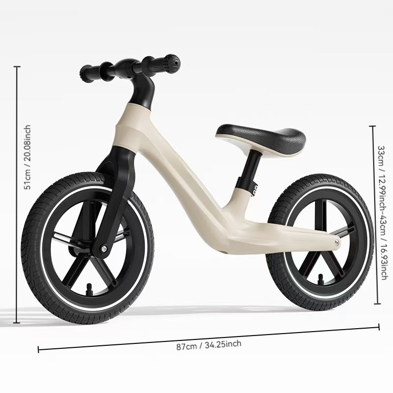 Baby360 GLIDE Toddler Balance Bike – Adjustable Seat, Lightweight Frame, No Pedals