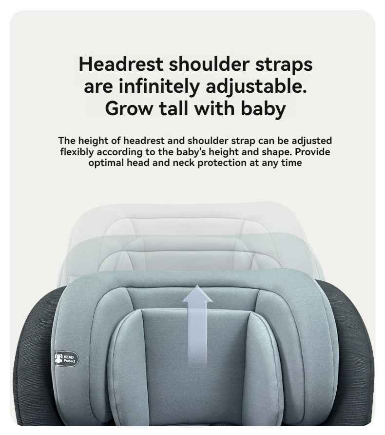 Baby360 SPIN 360° Rotating Car Seat for Newborn to 12 Years – ISOFIX, Booster Seat, Reclining, Side Protection