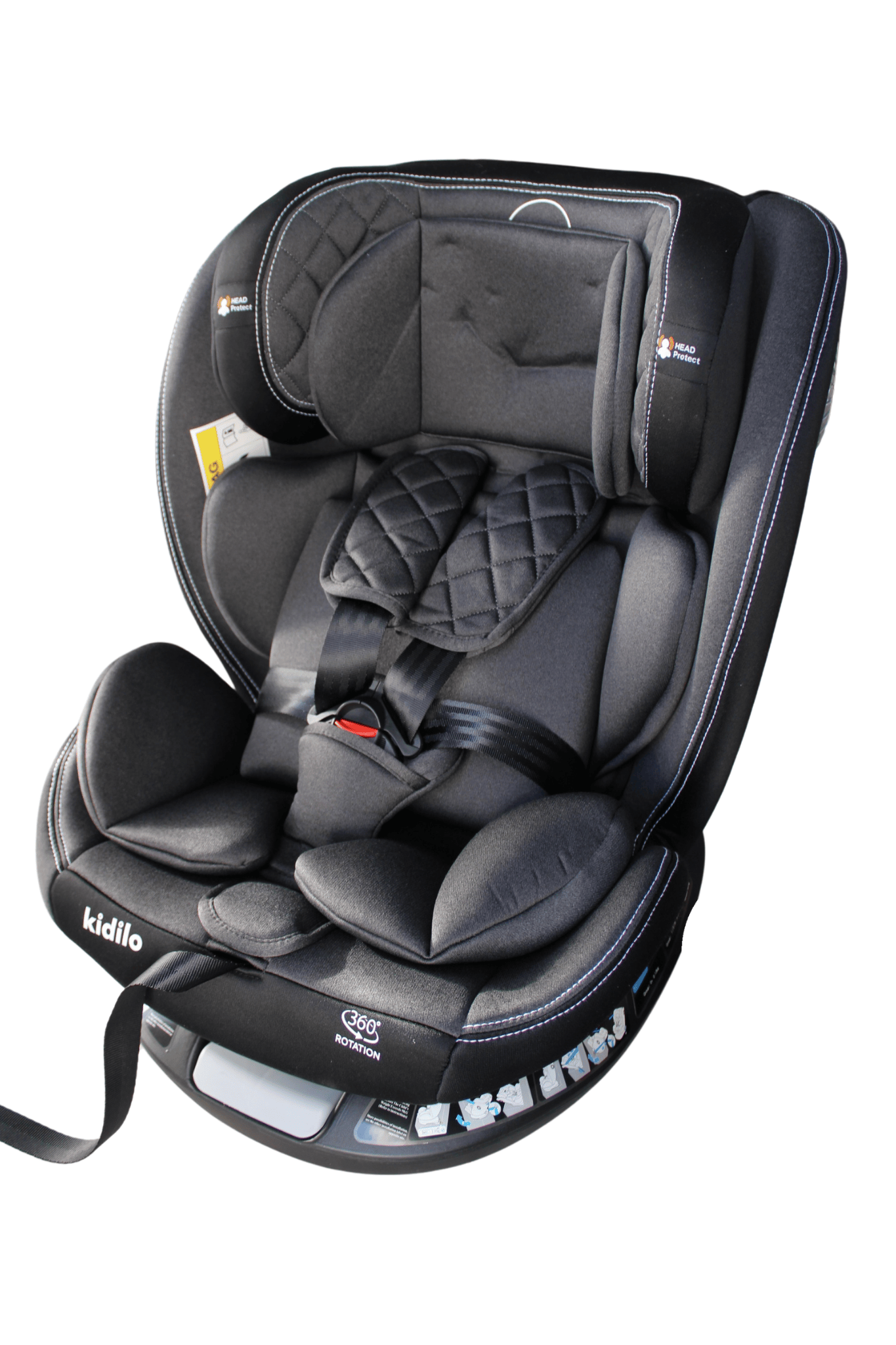 Baby360 SPIN 360° Rotating Car Seat for Newborn to 12 Years – ISOFIX, Booster Seat, Reclining, Side Protection