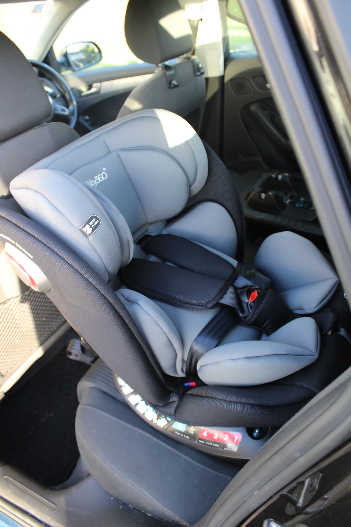Baby360 SPIN 360° Rotating Car Seat for Newborn to 12 Years – ISOFIX, Booster Seat, Reclining, Side Protection