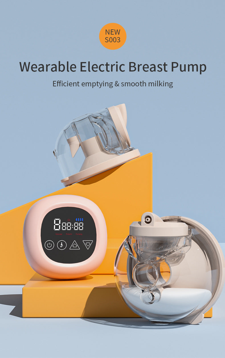 Bilateral electric Breast pump automatic suction silent painless milk collector