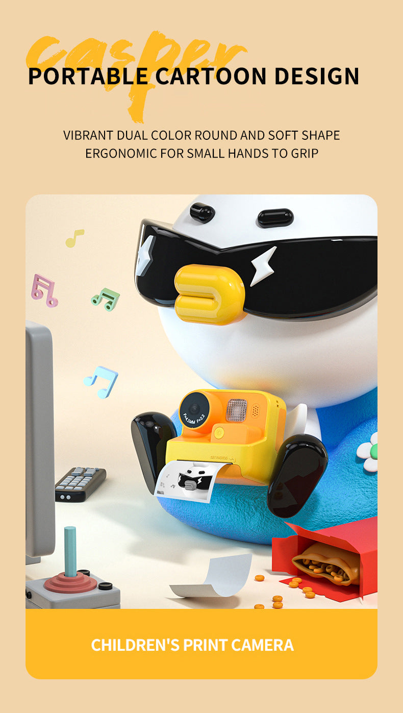 Instant Print Kids Camera with Thermal Printing Technology - Perfect Gift for Kids