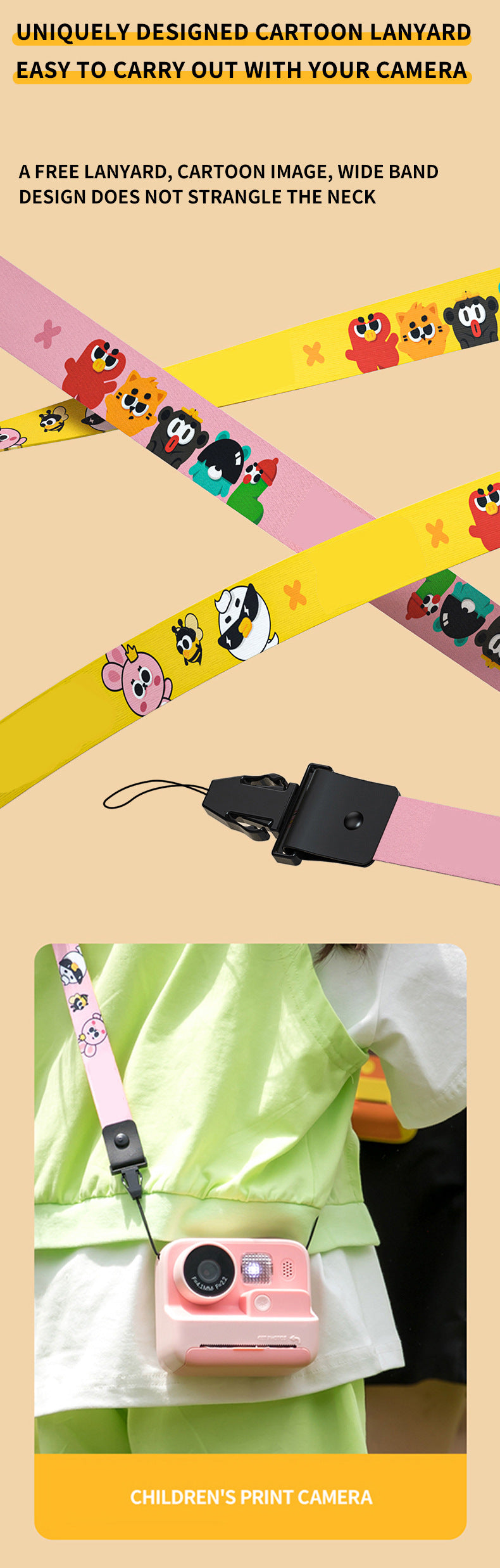 Instant Print Kids Camera with Thermal Printing Technology - Perfect Gift for Kids