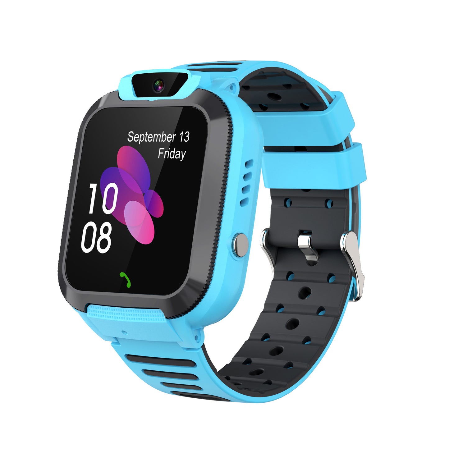 Smart Watch 2G Kids Tracker Phone - GPS Finder Locator, Anti-Lost, Camera, SOS Call, GSM SIM, Alarm, Toy Gift for Children and Babies