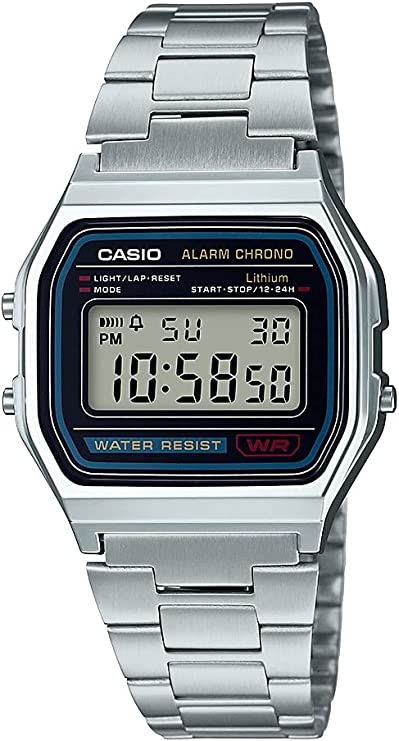 Casio A158WA-1D Men's  Digital Watch