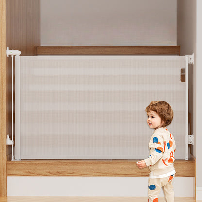 Baby360 GUARD Safety Gate – Retractable Mesh Barrier for Babies & Pets, 180cm Wide Coverage