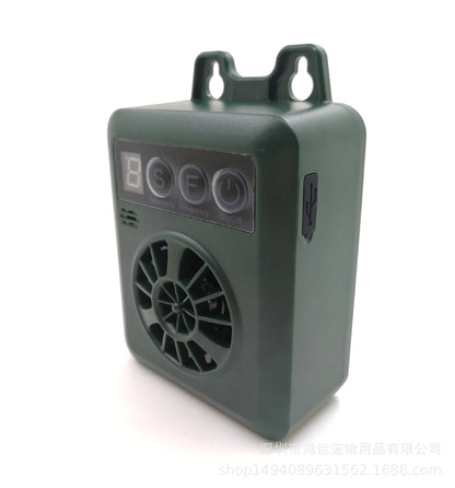 Self-Identifying Ultrasonic Bark Deterrent - Outdoor Dog Repeller