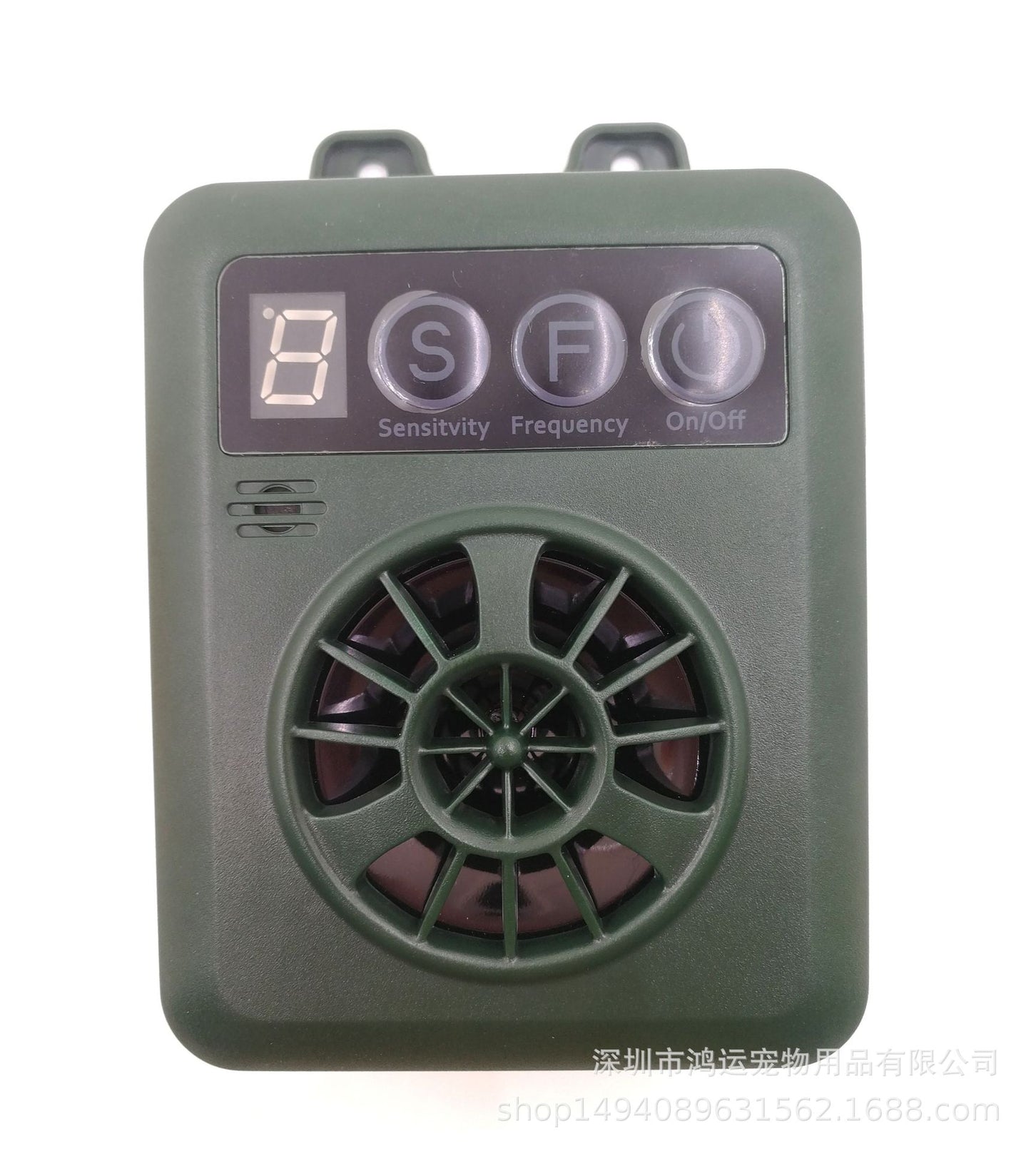 Self-Identifying Ultrasonic Bark Deterrent - Outdoor Dog Repeller
