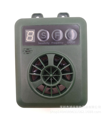 Self-Identifying Ultrasonic Bark Deterrent - Outdoor Dog Repeller