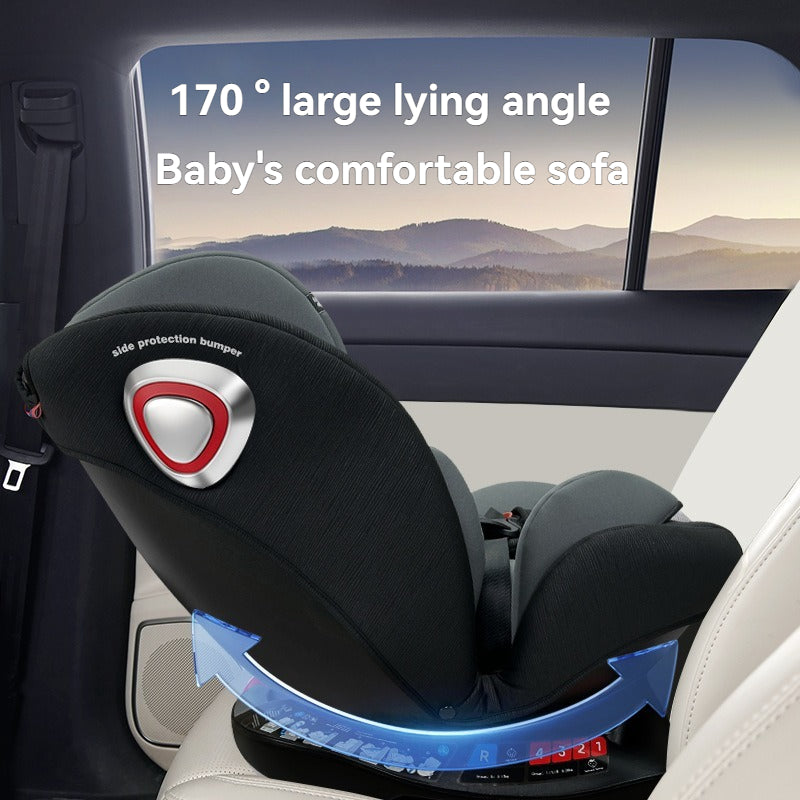 Baby360 SPIN 360° Rotating Car Seat for Newborn to 12 Years – ISOFIX, Booster Seat, Reclining, Side Protection
