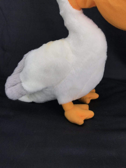 Simulated Long Mouth Personalized Bird Plush Toy with Fish and Pelican Plush Toy - Unique Big Mouth Duck Gift