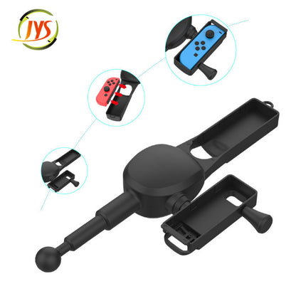 "Nintendo Switch/OLED Fishing Rod Controller - Realistic Fishing Simulator with Reel Sound | Motion Control for Fishing Star & Other Games | 6.3×2.2×13.4in | Lightweight 7.4oz ABS Design"