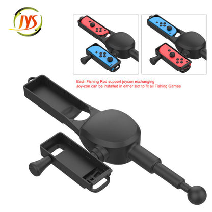 "Nintendo Switch/OLED Fishing Rod Controller - Realistic Fishing Simulator with Reel Sound | Motion Control for Fishing Star & Other Games | 6.3×2.2×13.4in | Lightweight 7.4oz ABS Design"
