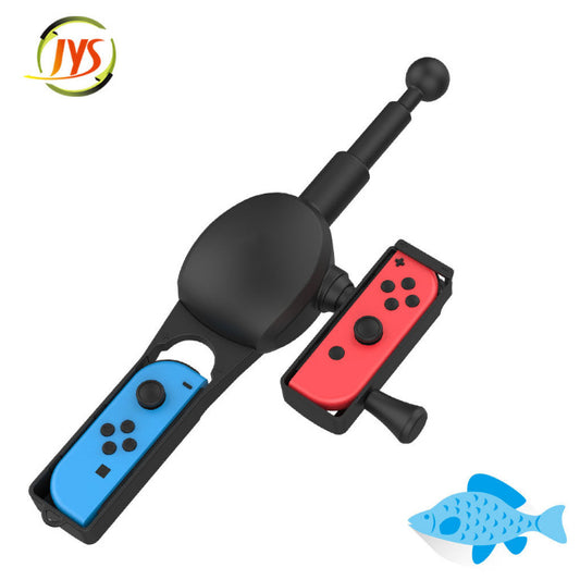 "Nintendo Switch/OLED Fishing Rod Controller - Realistic Fishing Simulator with Reel Sound | Motion Control for Fishing Star & Other Games | 6.3×2.2×13.4in | Lightweight 7.4oz ABS Design"