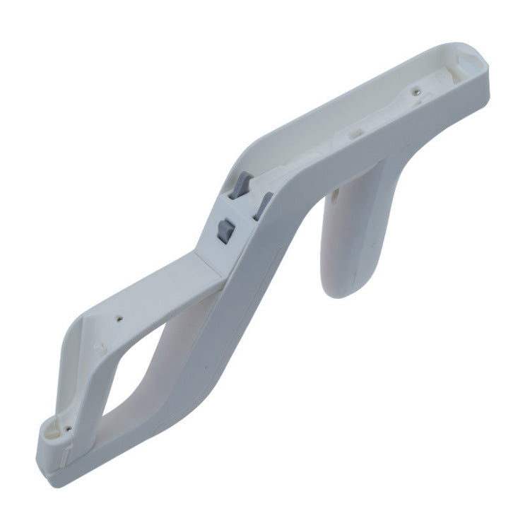 "Wiizapper Light Gun for Wii - Official Style Motion Controller for Resident Evil & Shooting Games | White (Naked/Packaged Options) | 13×5.5×1.65in | ABS Construction | Wii Remote Accessory"