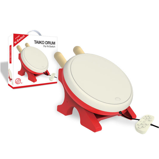 "Nintendo Switch Taiko Drum Controller | Official Style Drum for Taiko no Tatsujin Rhythm Game | 10.8×10.8×3.5in | USB Powered | Authentic Japanese Taiko Drum Experience (970g)"