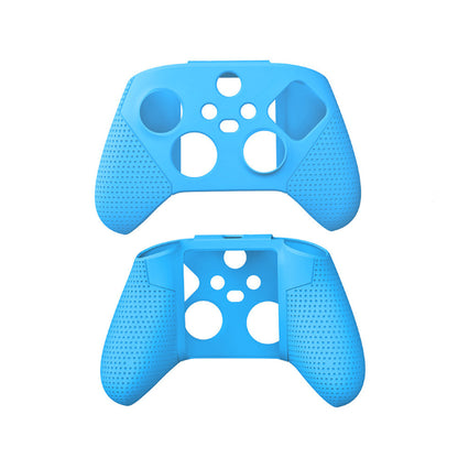 Xbox Series X/S Controller Silicone Grip Cover - Anti-Slip Textured Skin with Thumbstick Caps - Premium Protective Case for XSX/XSS Controllers (Red/Blue/Black) - Enhanced Comfort for All Gamer Levels