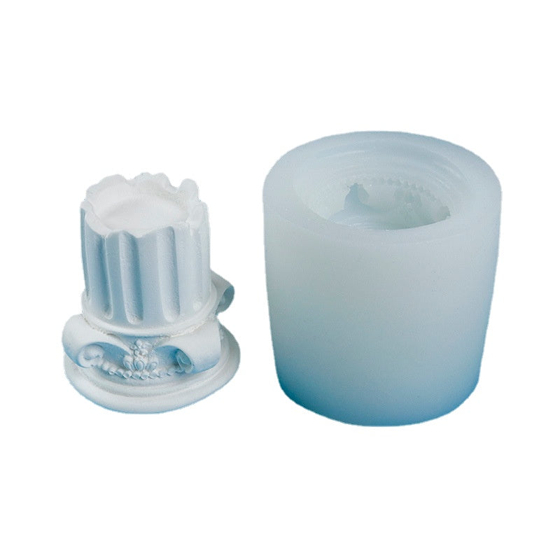 Roman Column Silicone Mold Candle and Plaster Crafting