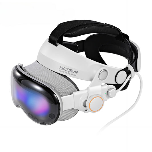 KKCOBVR VP1 Comfort Head Strap for Apple Vision Pro | Ultra-Soft Face Padding | Adjustable Top Strap | Pressure Relief VR Headband | Replacement for Official Strap